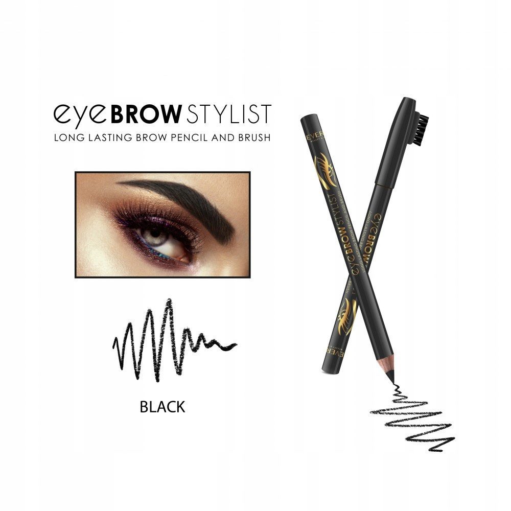 Eye BROW STYLIST long lasting brow pencil & brush BLACK 05