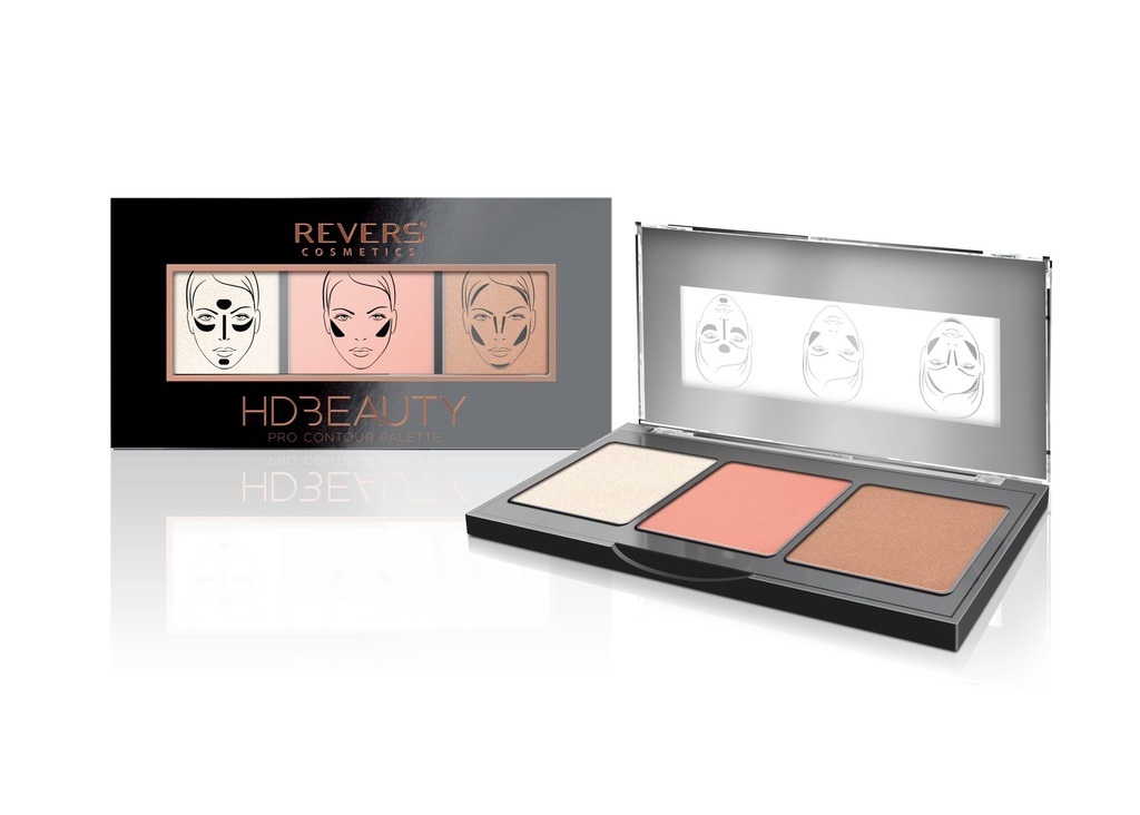 HD BEAUTY PRO CONTOUR PALETTE No 3