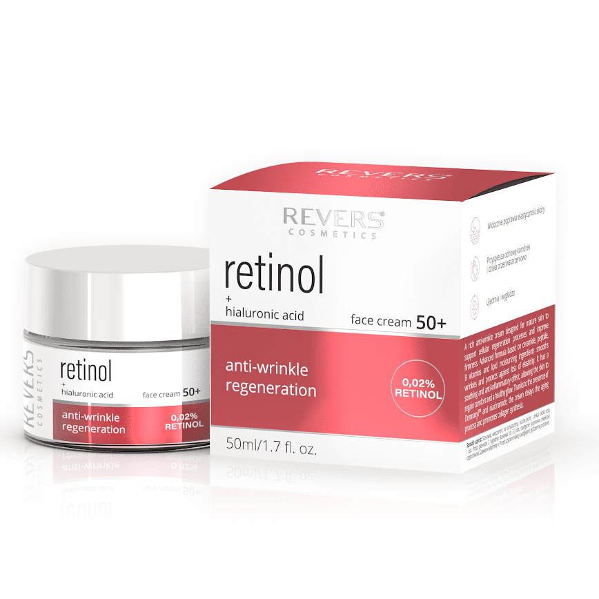 Face Cream Retinol + Hyaluronic Acid 50+  (50ml)