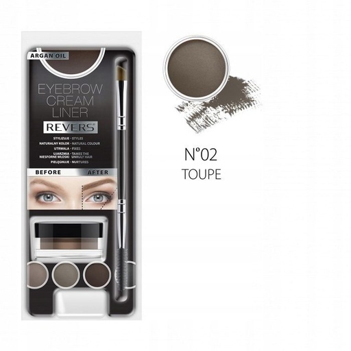 [brow07] EYEBROW CREAM LINER TAUPE 8ml
