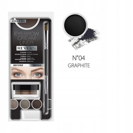 [brow09] EYEBROW CREAM LINER GRAPHITE 8ml