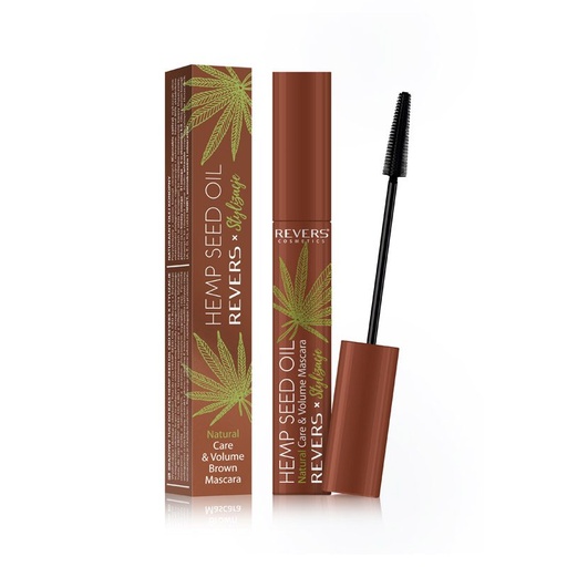 [Masc-07] Mascara Hemp Seed Oil Natural Care&Volume BROWN 10ml